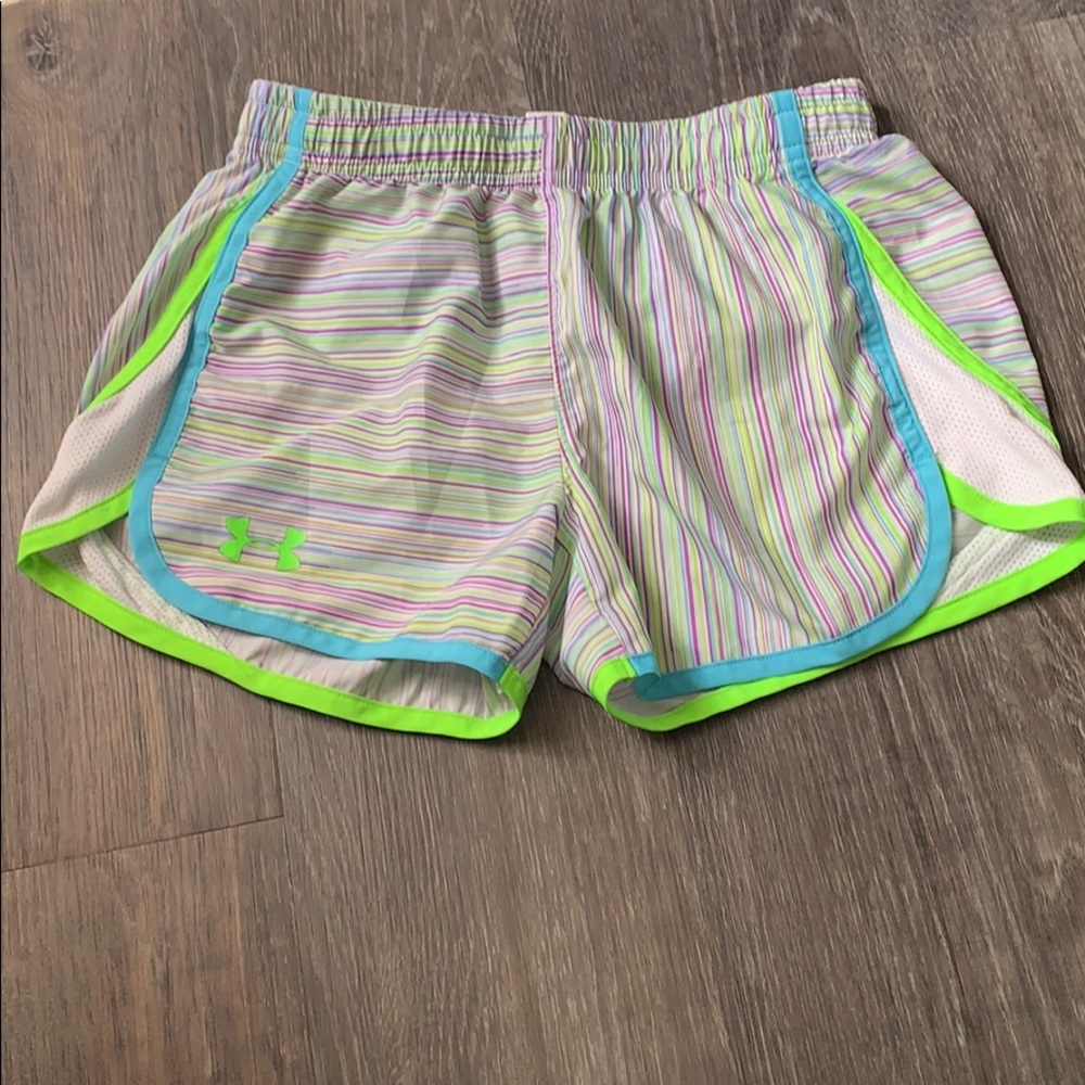 Under armour shorts with adjustable inner ties